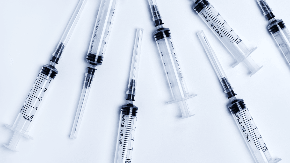 Insulin syringe measurement