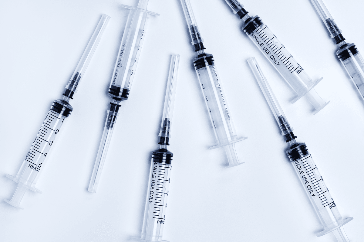 Insulin syringe measurement