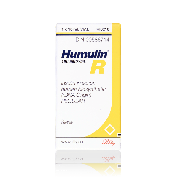 Humulin R 1x10ml Vial 1 Front 1