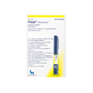 INSULIN FIASP FLEXTOUCH 5×3.0 ML 100IU ML