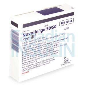 Novolin ge 50 50 penfill cartridge 2