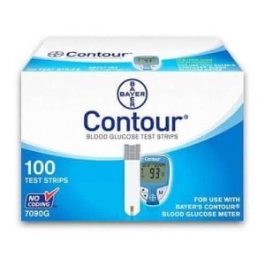 bayer contour test strips 100