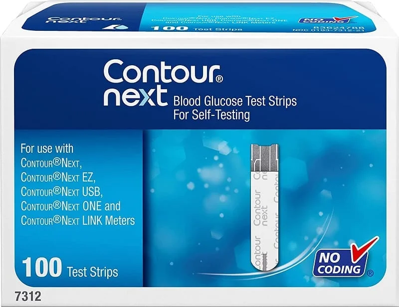 contour next tiras reactivas 100