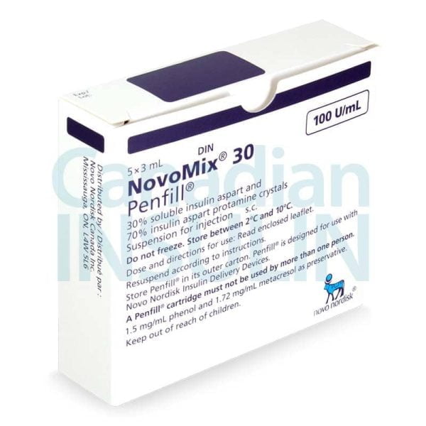 insulina novomix 30 70 penfill cartucho 2