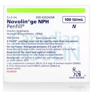 novolin ge nph penfill cartridge 1