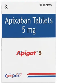 Apixaban 5 mg tablets box
